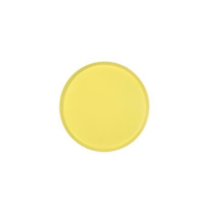 Colour Tray Round Medium D37 Yellow- A