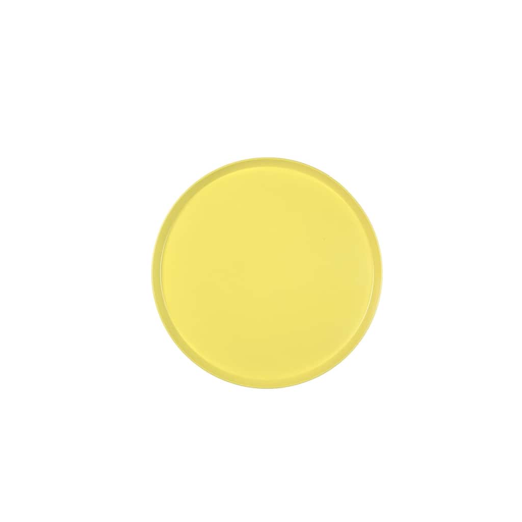 Colour Tray Round Medium D37 Yellow- A
