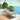 Shore Outdoor Patio Aluminum Chaise with Cushions