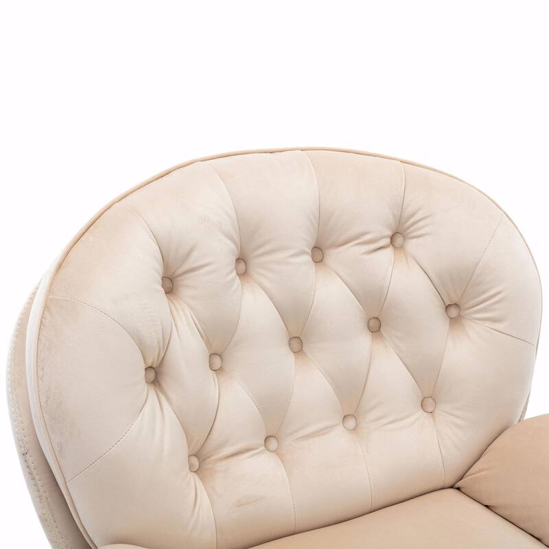 TV Chair Accent Chair for Living Room with Ottoman