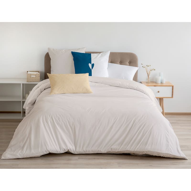 Modern Heart Valentines Day Accent Pillow