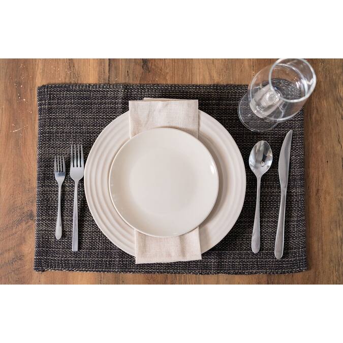 Fabstyles Casual Classic Set of 4 Thick Cotton Heavyweight Placemats