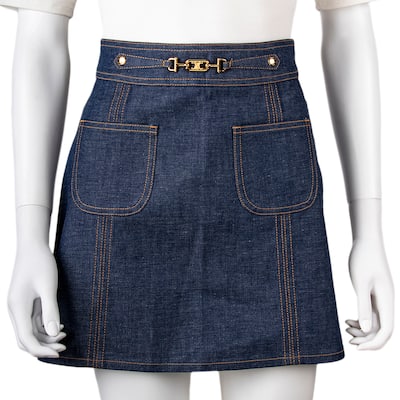 Celine Trapeze Mini Skirt
