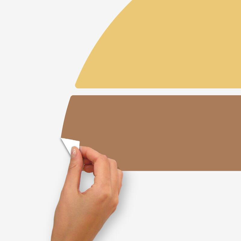 Very Gay Paint Rise Up Lights Modular Mural Peel and Stick Wall Decals