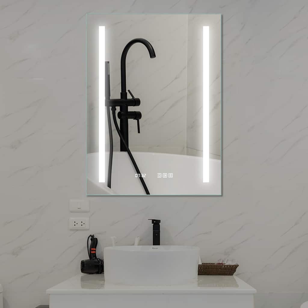 Arya LED Bathroom Mirror with Back Light, Anti Fog and Smart Sensor - 24"W x 32"H x 1.2"D