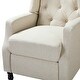 preview thumbnail 38 of 87, Debora Wingback Button Tufted Push-back Recliners Set of 2 by HULALA HOME