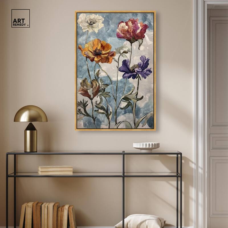 Hued Blossom II Canvas by Art Remedy