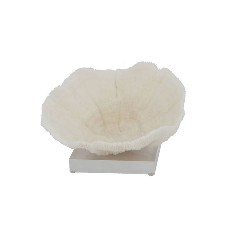 Bowl Coral 8-10 Inch On Acrylic Base