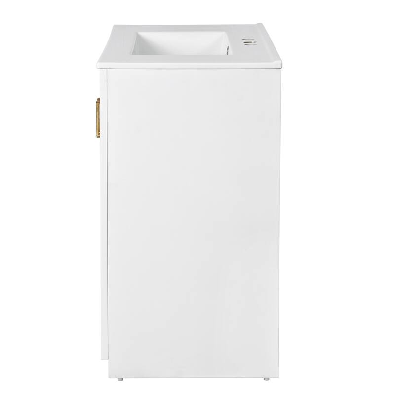 30" Bathroom Vanity with Ceramic Sink