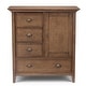 preview thumbnail 17 of 18, WYNDENHALL Mansfield SOLID WOOD 39 inch Wide Transitional Medium Storage Cabinet - 39"w x 17"d x 42" h