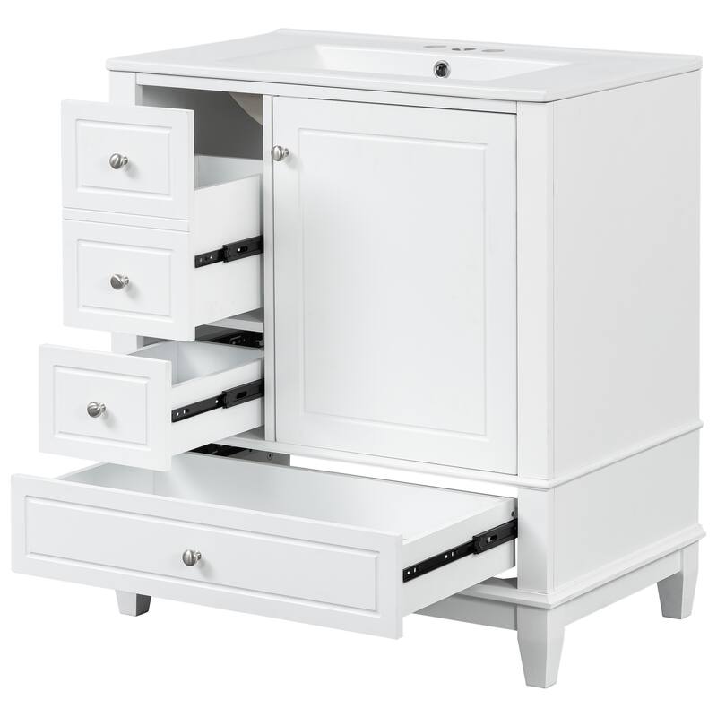 Christopher Knight Home 30" Stylish and Functional Bathroom Vanity with Sink