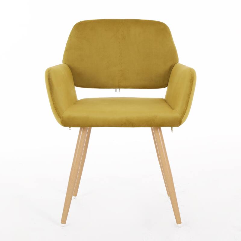 Upholstered Side Dining Chair with Metal Leg
