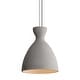 preview thumbnail 1 of 9, Golden Lighting 2173-10 Aethera 10" Wide Mini Pendant Grey Cement