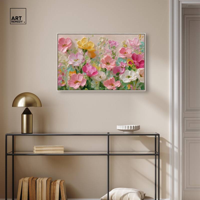 Expressed in Petals I Canvas by Art Remedy