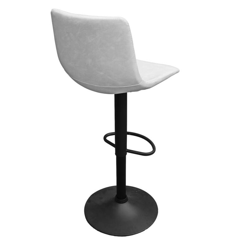 Tilbury Mid-Century Swivel Adjustable Bar Stools by LeisureMod - 32.2