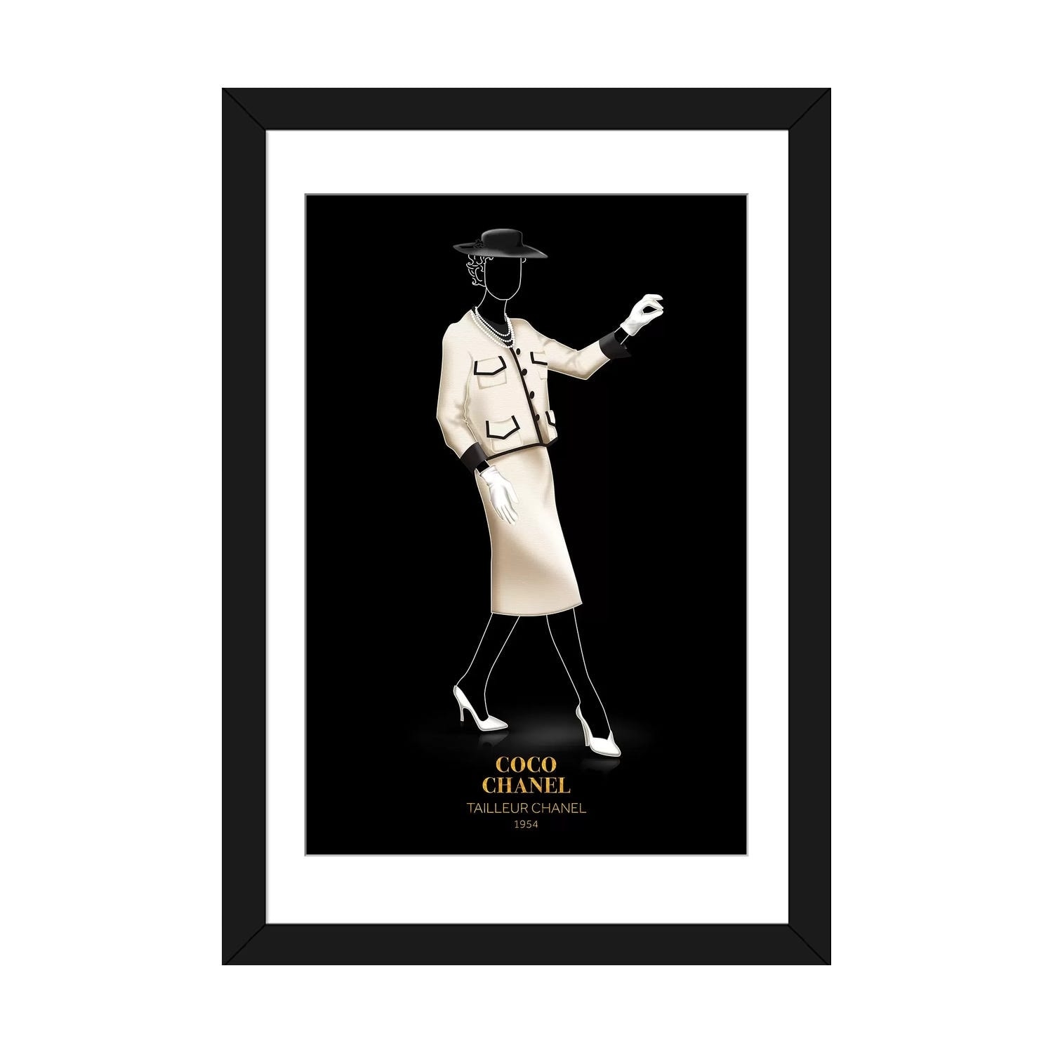 iCanvas Tailleur Chanel, Chanel, 1954 by Alexandre Venancio