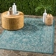 preview thumbnail 17 of 180, SAFAVIEH Courtyard Aquata Indoor/ Outdoor Waterproof Patio Backyard Rug 2'7" x 5' - Turquoise