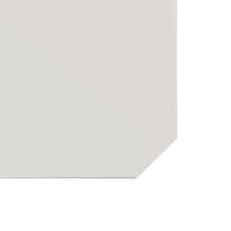 Merola Tile Vaudeville Octagon Nacar with Taco Antracita 7-7/8" x 7-7/8" Porcelain Floor and Wall Tile