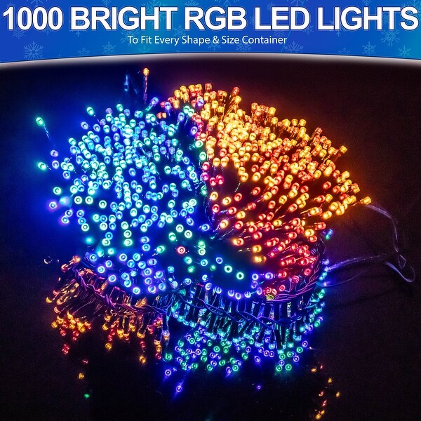 1000 solar fairy lights store