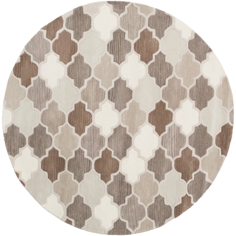 Randall Handmade Geometric Moroccan Wool Area Rug