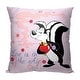 preview thumbnail 1 of 0, Warner Brothers Looney Tunes Lovely Air 18 Inch Throw Pillow