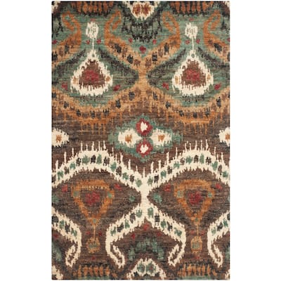 SAFAVIEH Hand-knotted Tangier Annewil Modern Wool Rug