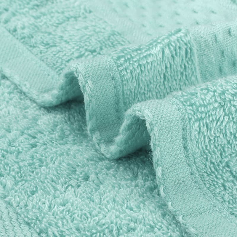 Cotton Washcloths Set, Highly Absorbent and Comfort Washcloth, Essential Face Towel for Bathroom, Spa, Gym 13" x 13"