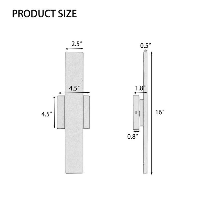 Modern LED Wall Light Outdoor Wall Sconce