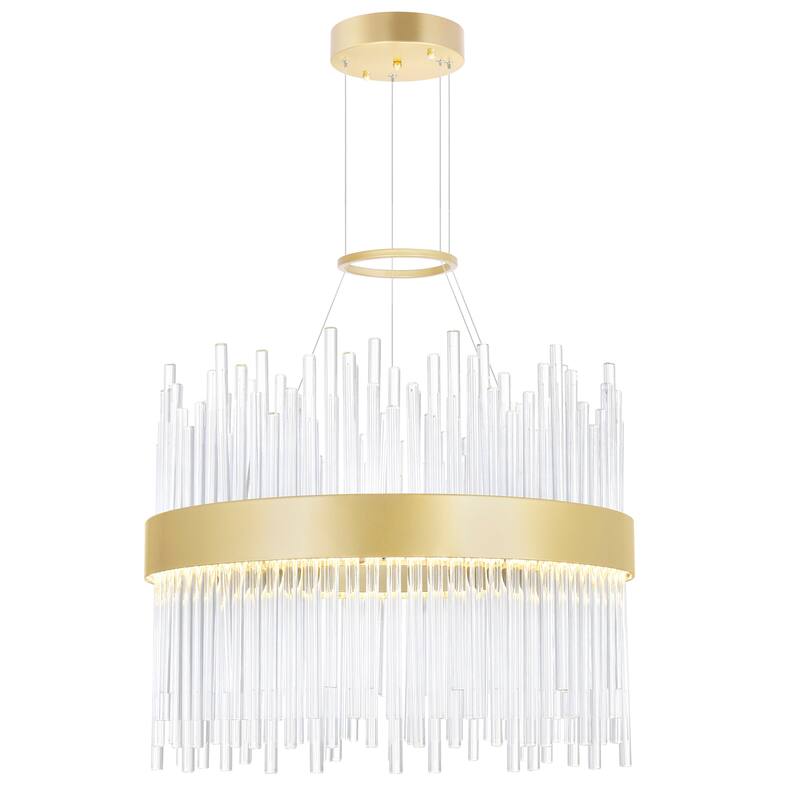 Genevieve LED Chandelier With Medallion Gold Finish - Medallion Gold - Medallion Gold