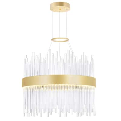 Genevieve LED Chandelier With Medallion Gold Finish - Medallion Gold