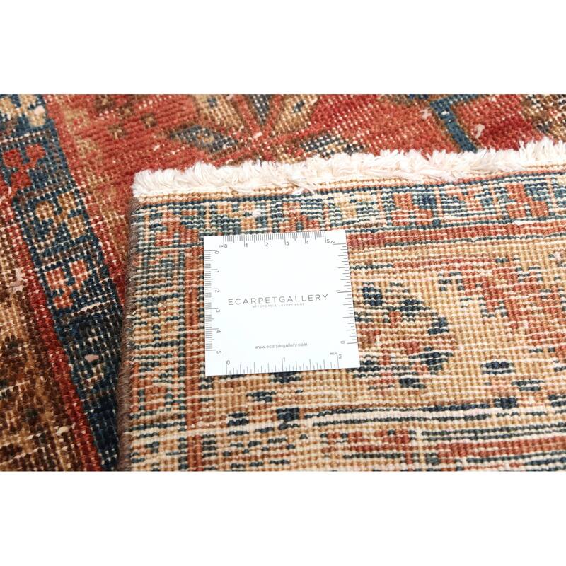 ECARPETGALLERY Hand-knotted Antalya Vintage Dark Copper Wool Rug - 2'11 x 11'2