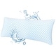 preview thumbnail 15 of 25, Nestl Coolest Heat and Moisture Reducing Ice Silk Pillow - Gel Infused Adjustable, Breathable, and Washable Memory Foam Pillow