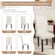 High-Back Tufted Nailhead Upholstered Dining Chairs (Set of 6)