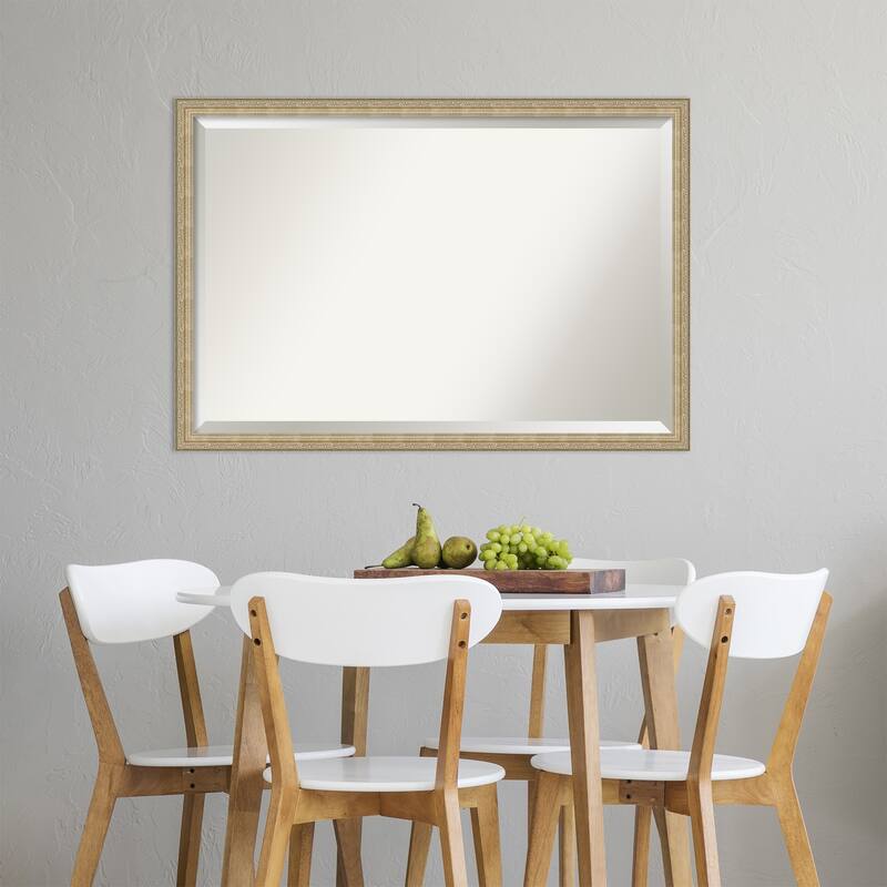 Beveled Wall Mirror - Paris Champagne Frame - Paris Champagne