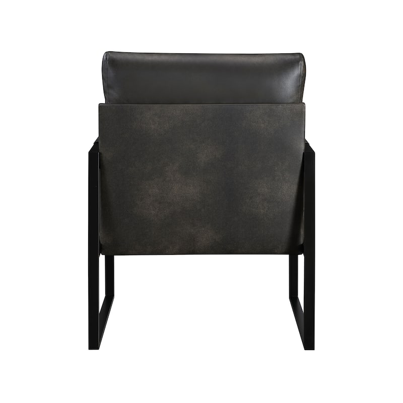 Talbot Faux Leather Accent Chair