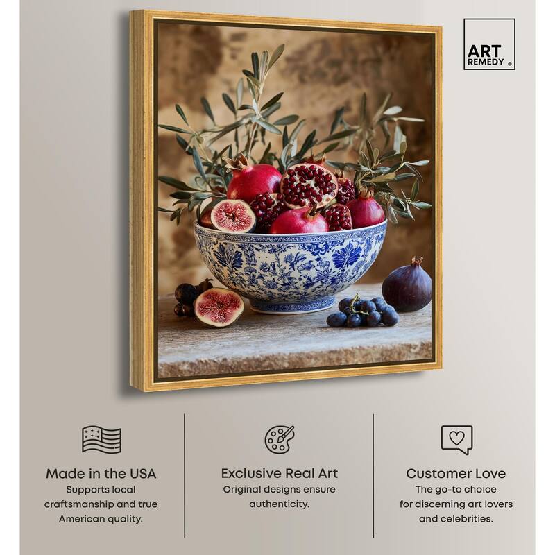 Grape Gathering Canvas by Art Remedy