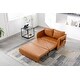 preview thumbnail 41 of 70, Velvet Loveseat Couch with Pull Out Bed Convertible Sleeper Sofa Bed