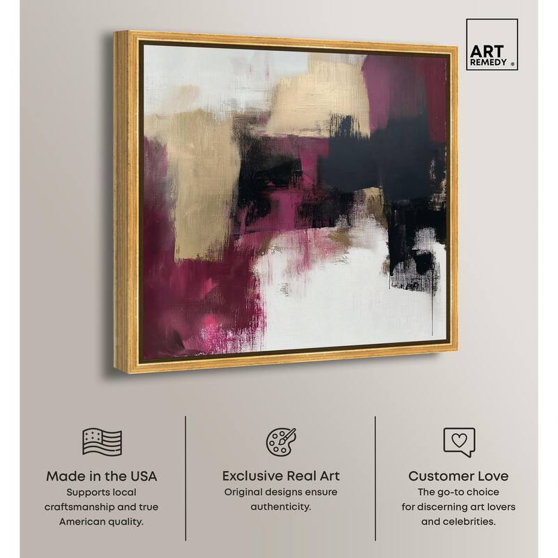 Golden Dusk I Canvas by Art Remedy