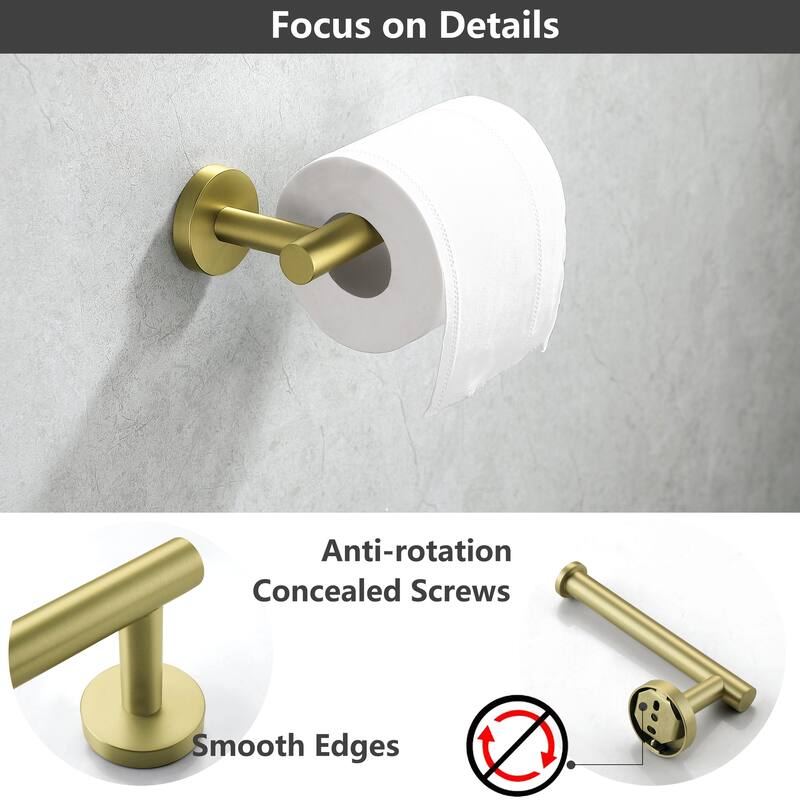 AITINKAN Wall Mounted Toilet Paper Holder Tissue Roll Holder
