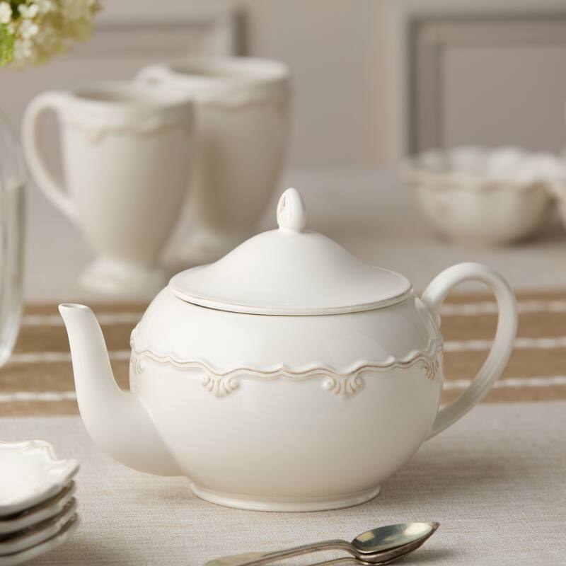 Certified International Heritage Teapot,48 oz. - 10.75"W x 7"D x 7.25"H