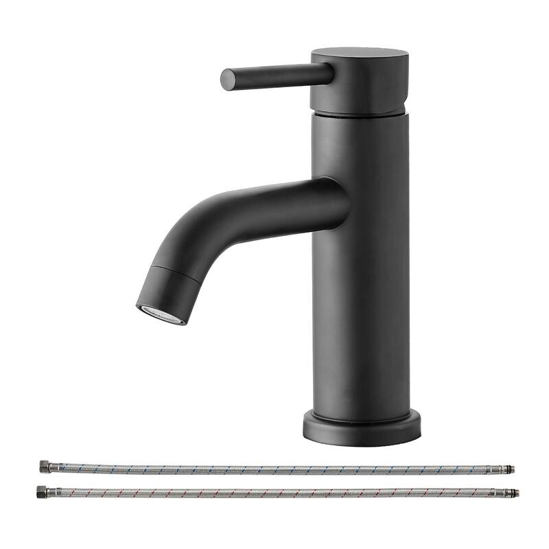 Modern Single Handle Bathroom Sink Faucet with Single Handle Lever Design, Water Saving, Anti Corrosion and Anti Rust