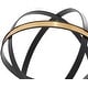 preview thumbnail 14 of 13, Black Metal Orb Geometric Decorative Sculpture with Gold Accents (Set of 3)