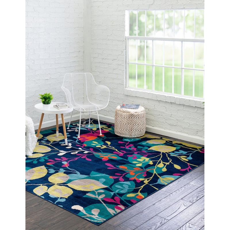 Contemporary Chorisia Collection Area Rug