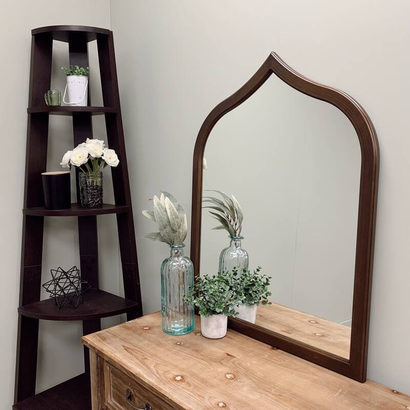 Mifflin Framed Vanity Mirror - Teardrop Cathedral - 24.4x32.4