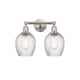 Option Brushed Satin Nickel / Clear Spiral Fluted