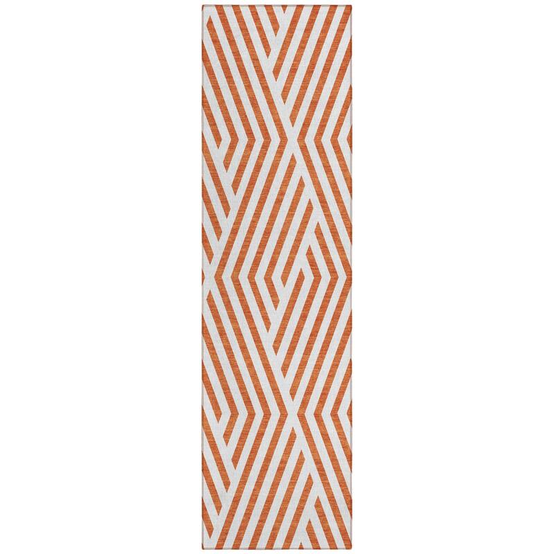 Mave Abstract Shapes Weather Resistant Classic Meets Modern Outdoor Rug