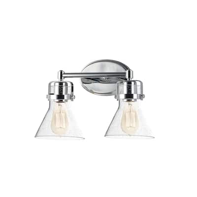 Seafarer 2-Light Bath Vanity With Bulbs