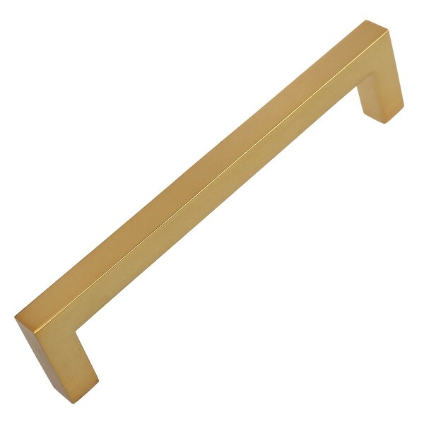 GlideRite 5 in. Center Gold Solid Square Bar Pulls (10-Pack) - Brass Gold. Opens flyout.