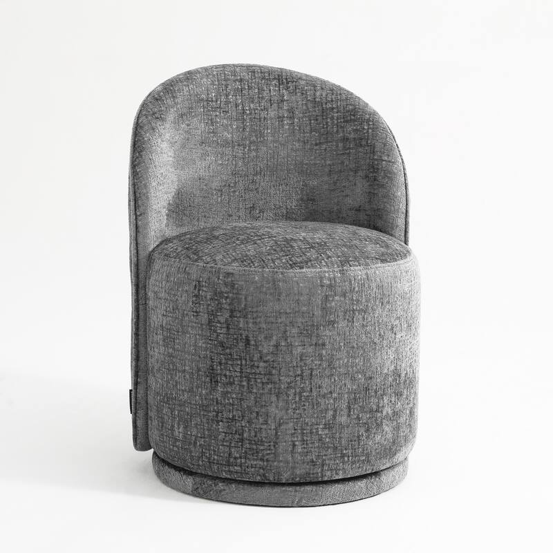 23" W Upholstered Swivel Side Chair for Dining Room, Balcony, Parlour