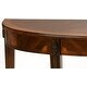 preview thumbnail 3 of 1, Handmade Astor Nutmeg Demilune Console Table